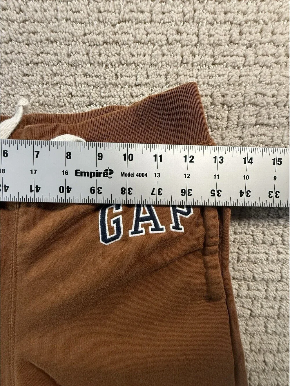 GAP Kids Boys Size XL  Brown Fleece Pocket Sweatpants Joggers